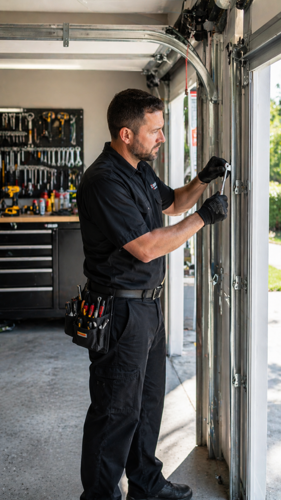 Garage door repair